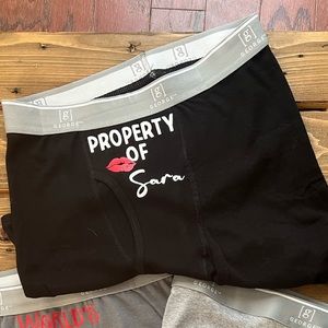 😈💕Get your mans some personalized boxers for Valentines Day 💕😈